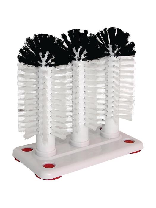 Spoelborstel - 3 voudig - H 16.5 x 15.5 x 10 CM - Jantex - GD151 GD151 €8.59 Spoelborstels/sproeiers