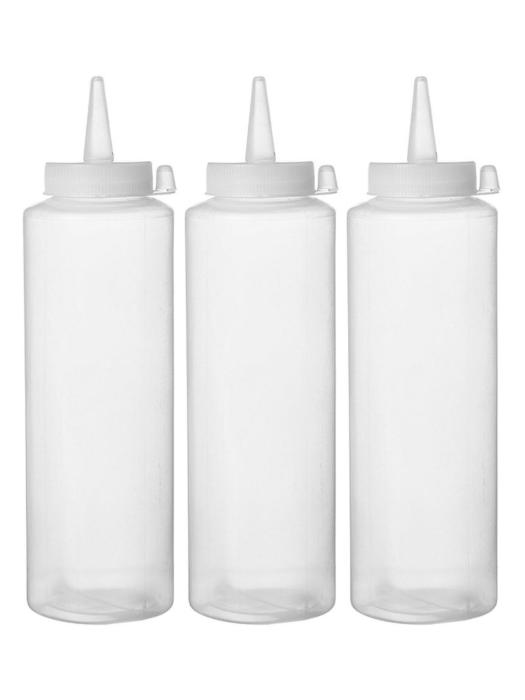Flacon distributeur transparent - 0,35 L - Lot de 3 - Hendi - 557853 557853 €4.50 Bouteilles à presser