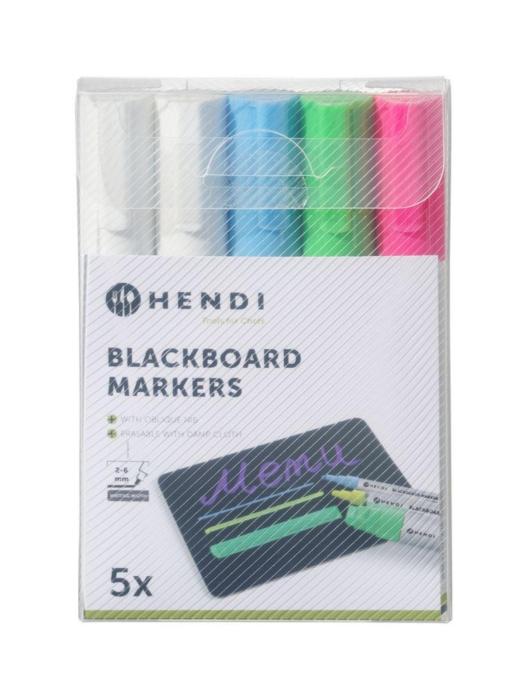 Marqueurs craie - Hendi - 664216 664216 €10.95 Tableaux noirs