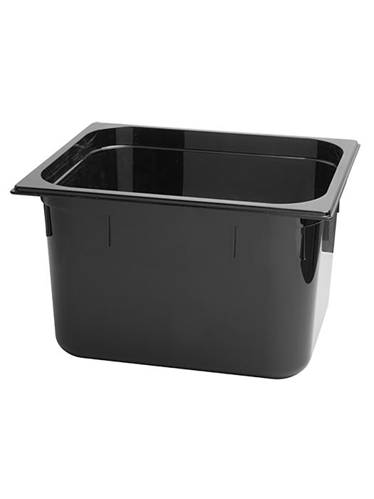 Bac gastronorme - 1/2 GN - 14,4 Litre - H 20 x 32,5 x 26,5 CM - Polycarbonate - Noir - -40°C / +100°C - Caterchef - 853021 E853021 €13.20 Bacs gn plastique