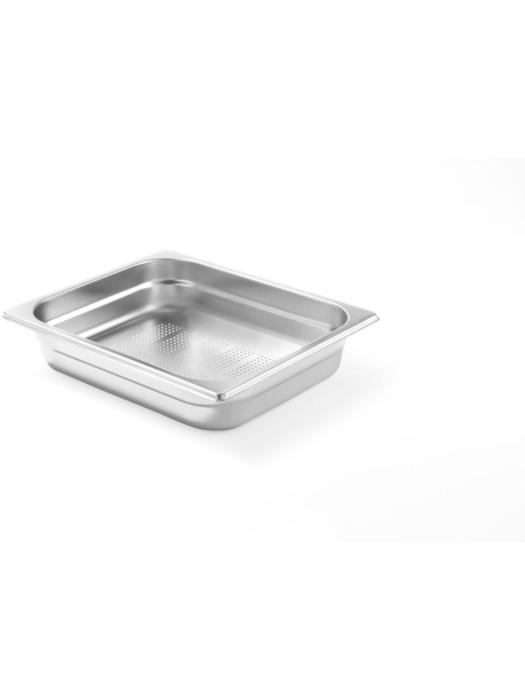 Bac gastronorme - 1/2 GN - 4 Litres - Perforé - H 6,6 x 32,4 x 26,4 CM - Hendi - 802434 H802434 €18.75 Bac GN