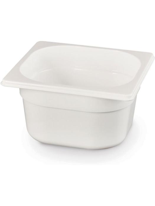 Récipient - 1/6 GN - 2,4 litres - Blanc - H 15 x 16,1 x 17,4 CM - Hendi - 862766 H862766 €6.45 Bacs gn plastique