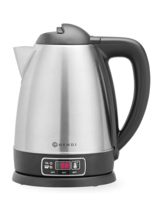 Bouilloire - électrique - sans fil - avec contrôle de la température - 1,8 litre - H 25,5 x 16,5 x 23 CM - Hendi - 209943 H209943 €28.15 Bouilloire