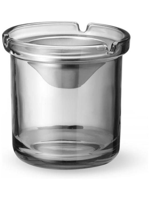 Cendrier - Verre - Entonnoir en acier - H 9,8 x Ø 9,8 CM - Hendi - 440117 H440117 €4.95 Cendriers