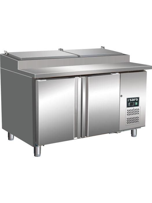 Saladette - 2 portes - H 110,2 x L 136 cm - acier inoxydable - Saro - 323-3235 323-3235 €1,129.00 Saladette