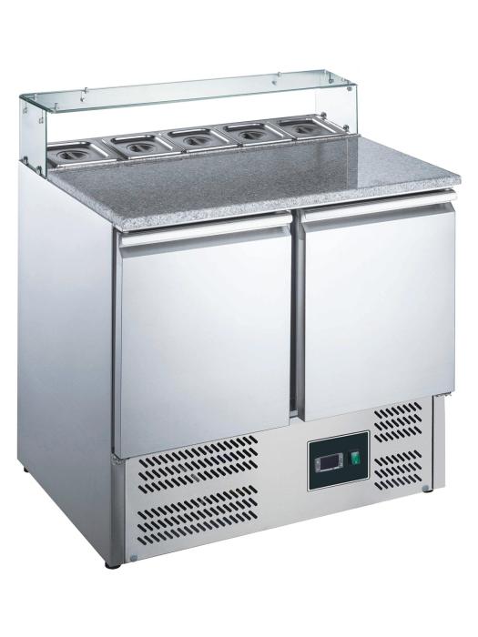 Planche à découper les pizzas - Contrôle numérique de la température - acier inoxydable - 198 litres - 230V - H 86,1 x L 90 x P 70 CM - Saro - 465-1060 465-1060 €675.00 Établis à pizza