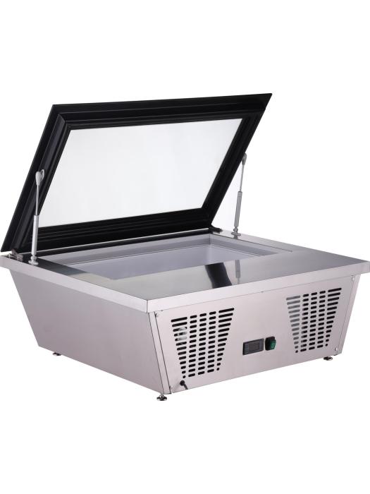 Vitrine à glace Scoop - Contrôle digital de la température - Acier inoxydable - 77 litres - 230V - H 37,3 x L 86,7 x P 73,5 CM - Saro - 330-1142 330-1142 €859.00 Réfrigérateurs de restauration