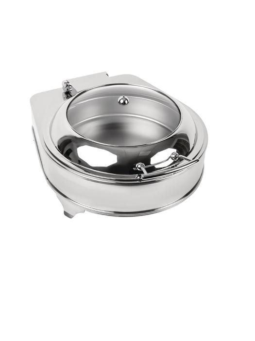 Chafing dish - 6 Litres - H 24 x 42,5 x 49 CM - Inox/Verre - Olympia - CB729 CB729 €317.89 Chafing dish rond