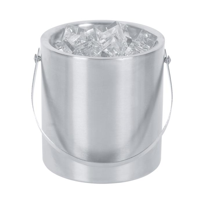Seau à glace - Double paroi - 1,8 litre - acier inoxydable - Ø 15 x H 17,9 CM - G-Line 78058 €20.95 Bac à glaçons/ pinces