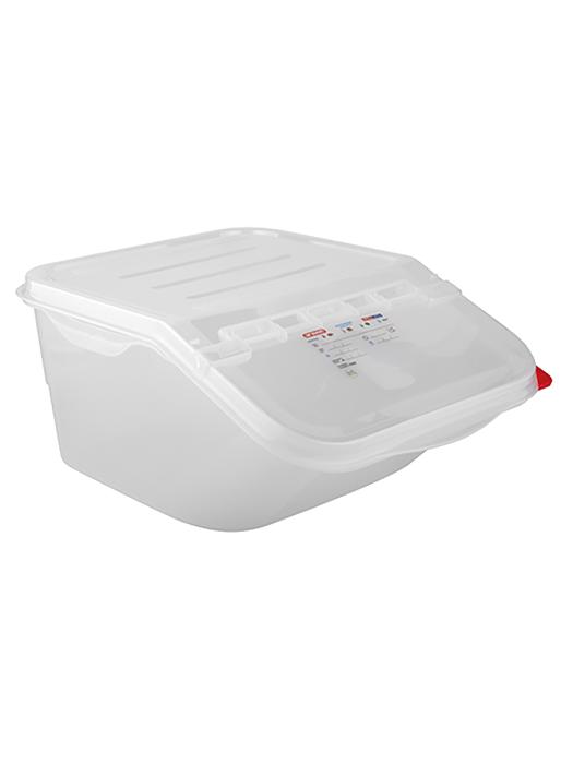 Conteneur alimentaire - H 20 x 34 x 41,5 CM - 1 124 KG - Polypropylène - Transparent - 16 Litre - -40°C / +90°C - Couvercle à charnière - Araven - 962071 962071 €19.95 Bacs alimentaires