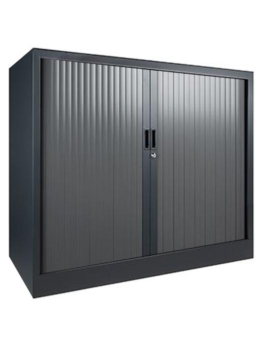 Armoire à portes roulantes - Anthracite - H 105 x 120 x 43 CM - Proflight 20428 €369.00 Armoires à portes tambour