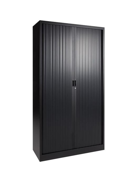 Armoire à portes roulantes - Noir - H 195 x 120 x 43 CM - Proflight 20402 €459.00 Armoires à portes tambour