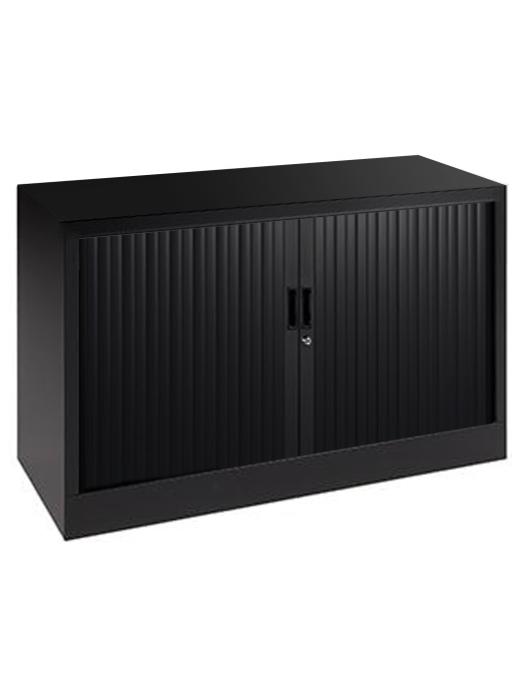 Armoire à portes roulantes - Noir - H 69 x 120 x 43 CM - Proflight 20427 €319.00 Armoires à portes tambour
