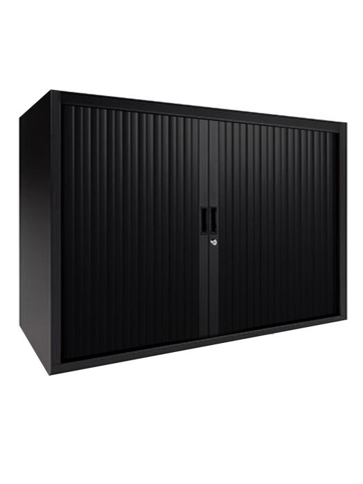 Armoire à portes roulantes - Noir - H 72,5 x 120 x 43 CM - Proflight 20416 €349.00 Armoires à portes tambour