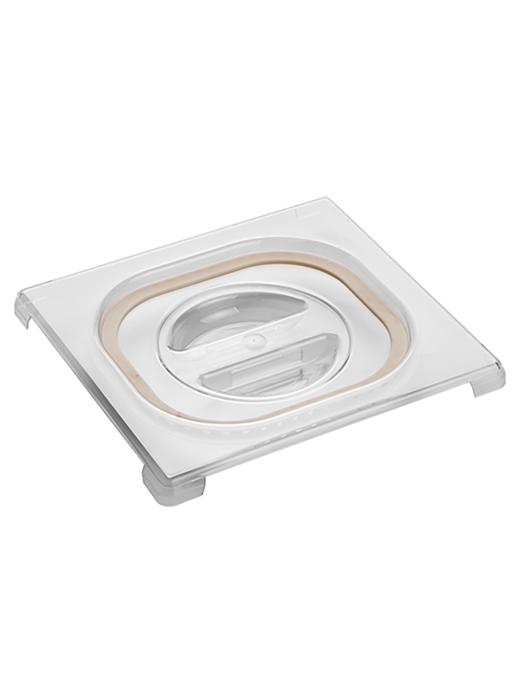 Couvercle Gastronorme - GN 1/6 - 17,6 x 16,2 CM - Polycarbonate - Transparent - -100°C / +100°C - Avec Bord Silicone - Caterchef - 953068 E953068 €5.20 Bacs gn plastique