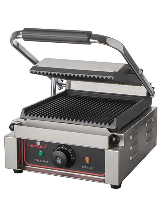 Contact grill Solocompact - H 19,3 x 28,9 x 32 CM - 14 KG - 220 - 240 V - 1800 W - Fonte - Nervuré - +50°C / +300°C - Caterchef - 688400 E688400 €147.60 Grilles de contact