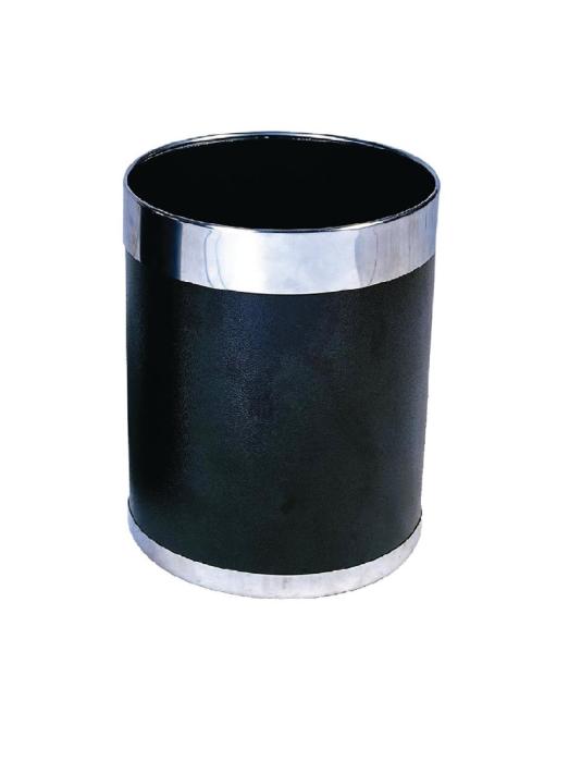 Poubelle - 10,2 Litre - Noir/Argent - Ø 22,4 x H 28 CM - Acier - Bolero - Y805 Y805 €27.49 Poubelles