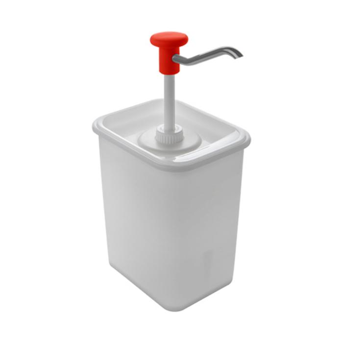 Distributeur de sauces - Avec pompe - 3 L - Rouge - Hovicon E865042 €53.00 Bouteilles à presser