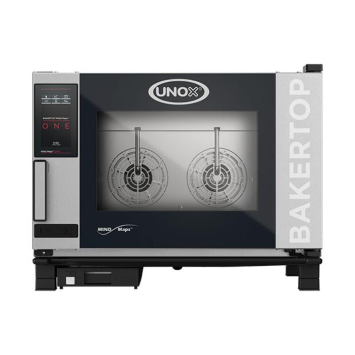 Plaque de cuisson Mindone - H 67,5 x 86 x 96,7 CM - 90 KG - 380 - 415 - Sans - Prise V - 7400 W - Inox - +30°C / +260°C - Unox - 596422 E596422 €3,824.00 Four mixte