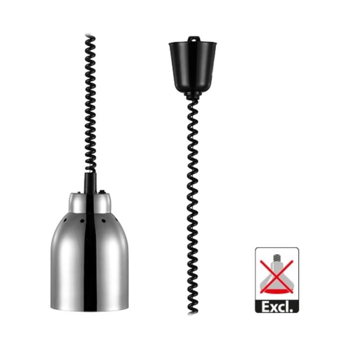 Hotte chauffante - H 23,5 CM - 1,4 KG - Ø15,6 CM - 220 - 240 V - Inox - Chromé - Caterchef - 688265 688265 €91.56 Lampe chauffante