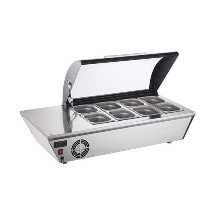 Vitrine réfrigérée - H 32,8 x 108,5 x 47,7 CM - 27 KG - 220 - 240 V - 105 W - Statique - R600A - Inox - 67 Litre - +2°C / +12°C - CaterCool - 712024 712024 €584.60 Vitrine en verre