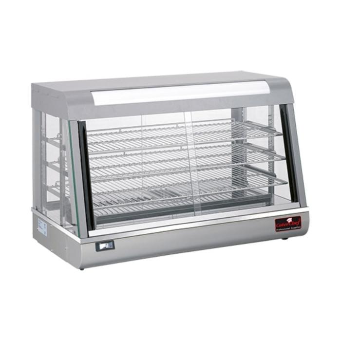 Vitrine chauffante - H 60,5 x 90 x 48 CM - 59 KG - 220 - 240 V - 1840 W - Inox - +30°C / +110°C - Caterchef - 680073 680073 €388.43 Vitrine chaude