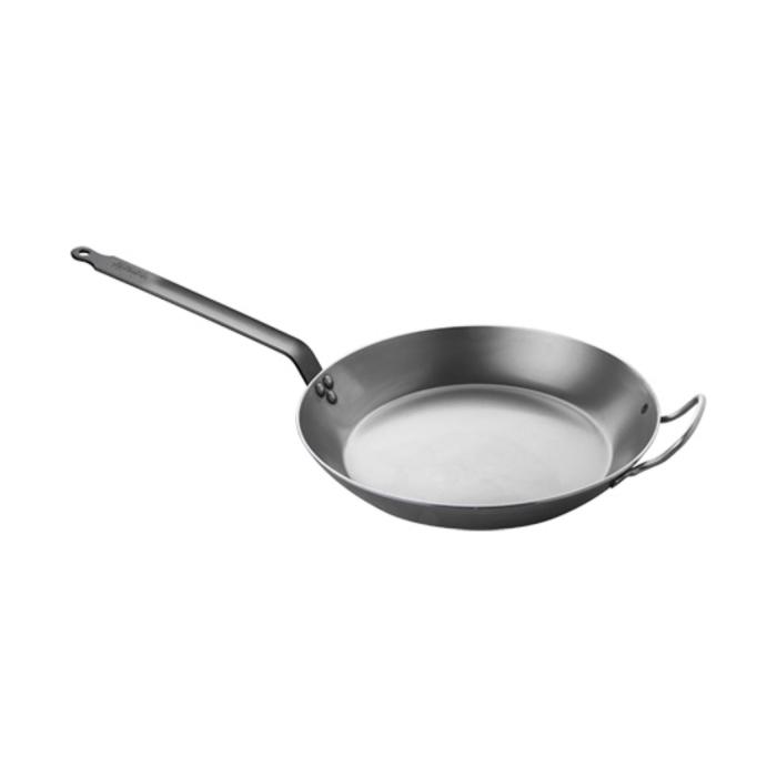 Poêle lyonnaise - H 4,5 CM - 3,5 KG - Ø34 CM - Tôle d'acier - Acheteur - 001009 001009 €49.75 Poêle Lyonnaiser