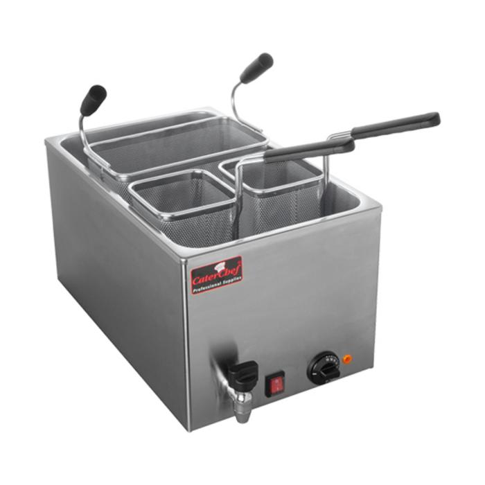 Cuiseur à Pâtes - H 28 x 34 x 54 CM - 10 KG - 220 - 240 V - 3500 W - Inox - 18 Litre - +30°C / +120°C - Cater Chef - 508025 508025 €335.75 Cuiseur de pâtes