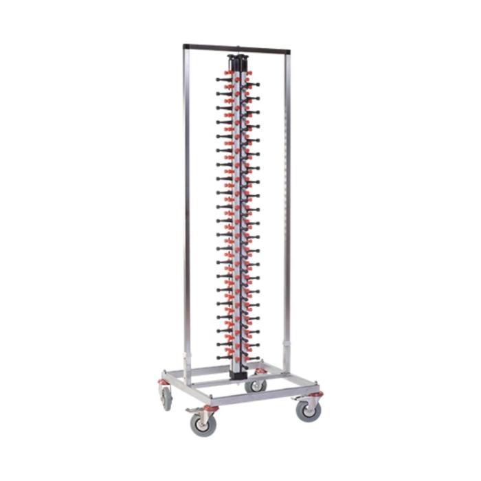 Porte-assiettes Mobile - H 186 x 60 x 60 CM - 23 KG - Inox - Plate Mate - 556030 556030 €727.00 Chariots de transport de plaques