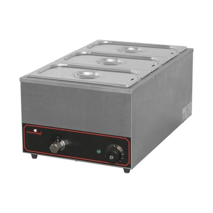 Bain Marie - H 25,5 x 35,4 x 59,5 CM - 8 KG - 220 - 240 V - 1200 W - Inox - Caterchef - 688031 688031 €192.36 Table-top bain marie