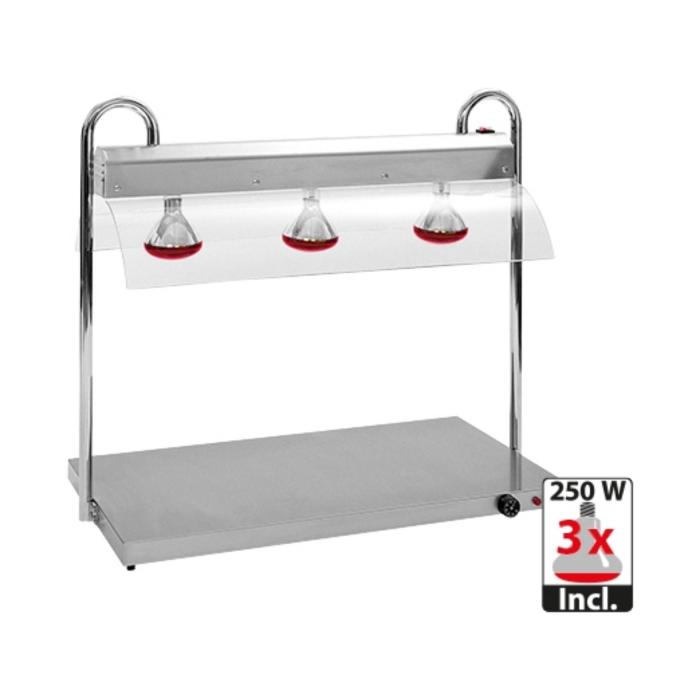 Plaque chauffante M/Bridge - H 83.1 x 103.6 x 55.3 CM - 29 KG - 220 - 240 V - 1500 W - Inox - +30°C / +90°C - 710300 710300 €760.93 Lampe chauffante