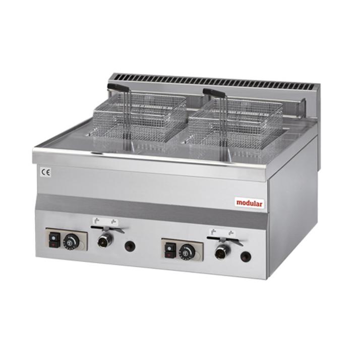 Friteuse - H 28 x 60 x 60 CM - 34 KG - Aardgas - 13.6 CM - RVS - 8 Liter - Gas - Modular - 316652 316652 €1,685.00 Friteuses Gas