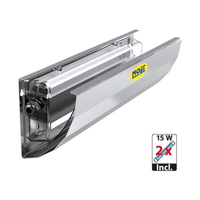 Attrape-insectes - H 15,5 x 40 x 12 CM - 1,65 KG - 220 - 240 V - 40 W - Aluminium - Mo-el - 505701 505701 €130.20 Insecticides