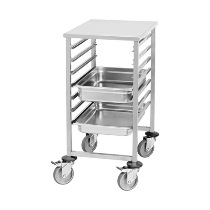 Chariot à étagères - H 90 x 52,5 x 70 CM - 15,6 KG - Inox - 921067 921067 €346.28 Chariots régaliens