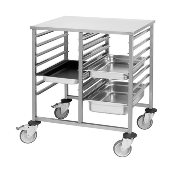 Chariot à étagères - H 90 x 81 x 63,5 CM - 10 KG - Inox - 921069 921069 €481.79 Chariots régaliens