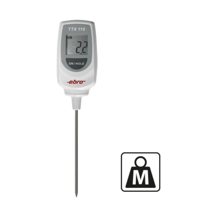 Jauge de Température à Coeur - H 1.7 x 4.2 CM - 0.1 KG - 18 CM - Acrylonitrile-Butadiène-Styrène (Abs) - -50°C / +350°C - Ebro - 926008 926008 €75.72 Thermomètre