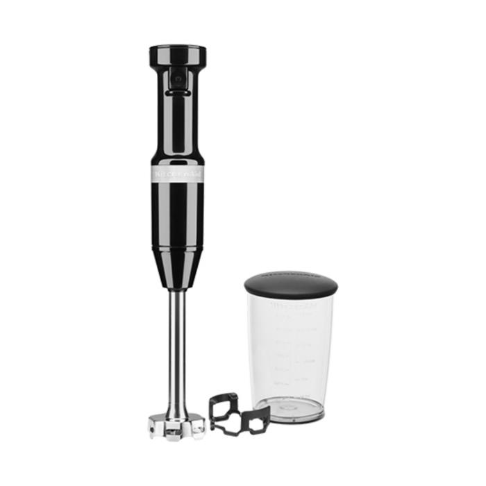 Mixeur plongeant - 0.935 KG - 41.4 CM - 220 - 240 V - 180 W - Plastique - Noir - KitchenAid - 521160 E521160 €113.79 Mélangeurs à main