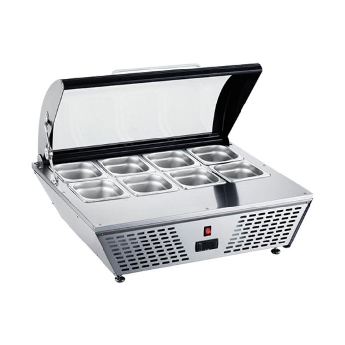 Vitrine réfrigérée - H 32,8 x 61,2 x 76,7 CM - 25 KG - 220 - 240 V - 105 W - Statique - R600A - Inox - 67 Litre - +2°C / +12°C - CaterCool - 712020 E712020 €584.61 Vitrine en verre