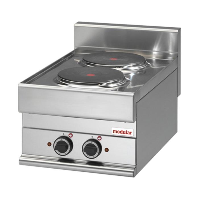 Cuisinière - H 28 x 40 x 65 CM - 17 KG - 380 - 415 - Sans - Prise V - 5200 W - Inox - Electrique - Modulaire - 316012 E316012 €527.26 Ligne modulaire 650