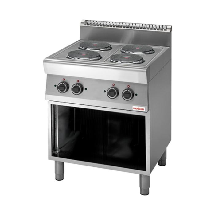 Cuisinière - H 85 x 70 x 70 CM - 44 KG - 380 - 415 - Sans - Prise V - 10400 W - Inox - Electrique - Modulaire - 316711 E316711 €1,181.55 Ligne modulaire 700