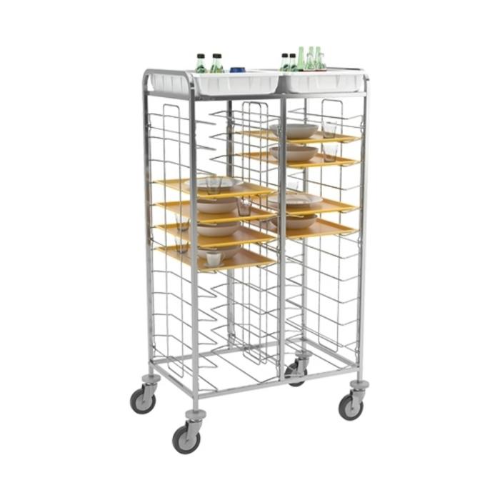 Chariot à étagères - H 163,2 x 93,2 x 61,2 CM - 0,1 KG - Inox - 535042 E535042 €517.00 Chariots régaliens