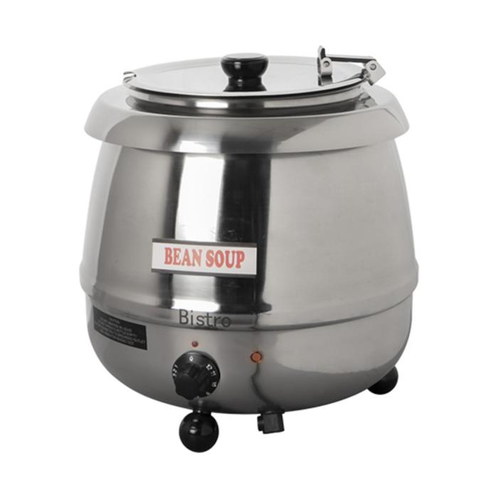 Marmite à soupe - H 36,6 CM - 4,42 KG - Ø38,5 CM - 220 - 240 V - 475 W - Inox - 10 Litre - Couvercle à charnière - Bistro - 537105 E537105 €91.01 Marmites à soupe
