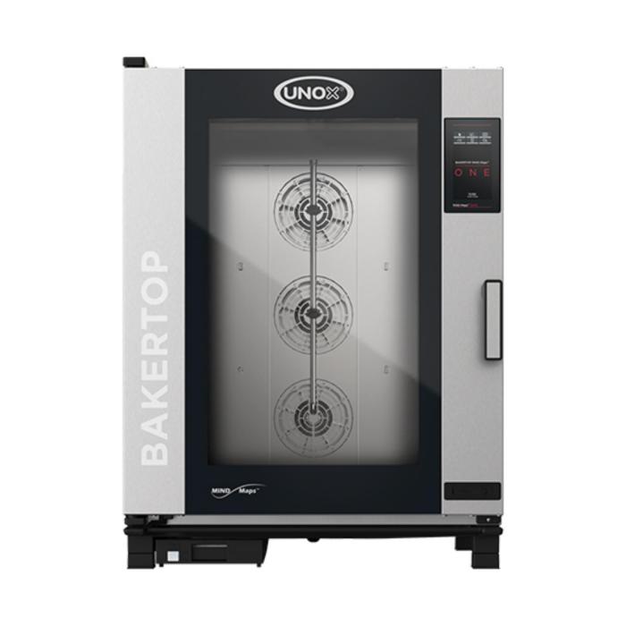Bakertop Mindone - H 116.3 x 86 x 96.7 CM - 136 KG - 380 - 415 - Sans - Prise V - 21000 W - Inox - +30°C / +260°C - Unox - 596440 E596440 €6,545.00 Four mixte