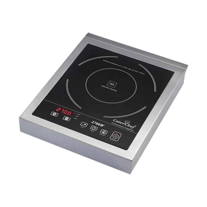 Cuisinière - H 7.5 x 33.8 x 42.2 CM - 4.8 KG - 220 - 240 V - 2700 W - Inox - +60°C / +240°C - Induction - Caterchef - 688064 E688064 €139.40 Plaque de cuisson à induction