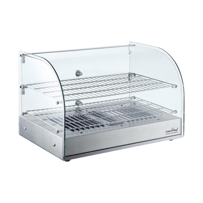 Warmhoudvitrine - H 37.6 x 55.4 x 37.6 CM - 16 KG - 220 - 240 V - 800 W - RVS - +30°C / +90°C - Caterchef - 688081 E688081 €243.10 Warmhoudvitrine