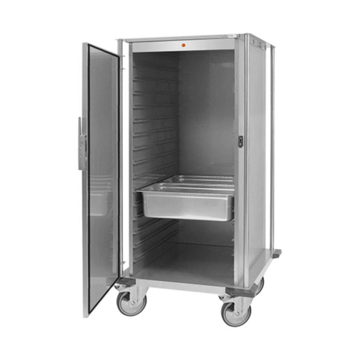 Chariot chauffant - GN 2/1 - H 157,2 x 77,2 x 87,5 CM - 220-240 V - 1700 W - Inox - +30°C / +90°C - Caterchef - 710120 E710120 €2,399.00 Chariots de transport