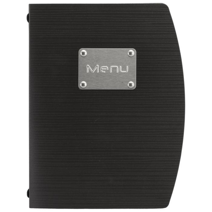 Carte de menu Rio - A5 - Noir - Polyuréthane - Securit MC-RCA5-BL €7.95 Cartes de menu