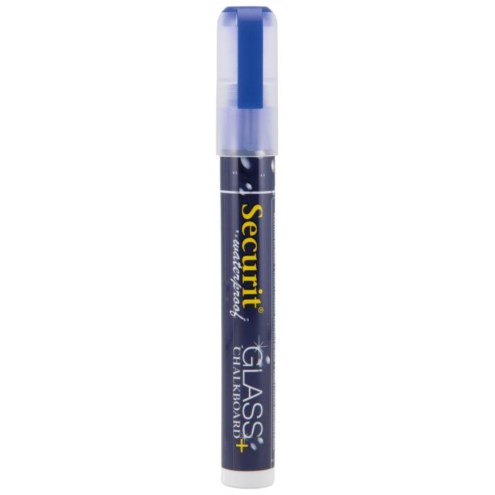 Marqueur à craie - Pointe ciselée - Résistant à l'eau - Bleu - 7-15 MM - Securit SMA610-BU €3.45 Tableaux noirs