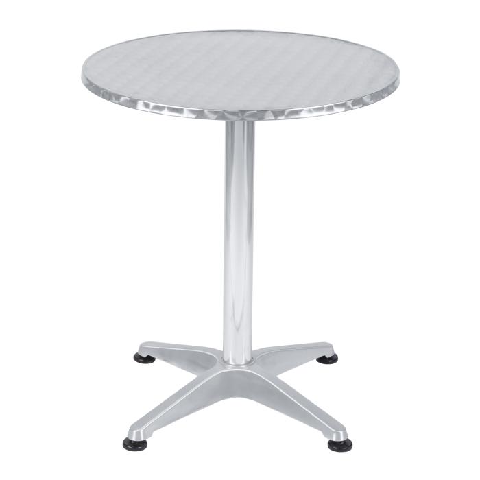 Table - Gris - Ø 60 x H 72 CM - Inox/Aluminium - Bolero - U425 U425 €83.99 Tables de restauration