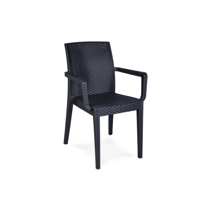 Chaise de patio Sorento - Empilable - Anthracite - G-Line 84689 €27.95 Chaises de terrasse